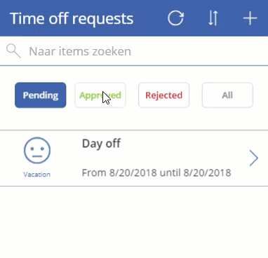 time-off request